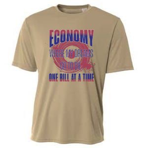 Sarcastic Money Woes Cynical Economy Joke Cooling Performance Crew T-Shirt