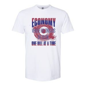 Sarcastic Money Woes Cynical Economy Joke Softstyle CVC T-Shirt