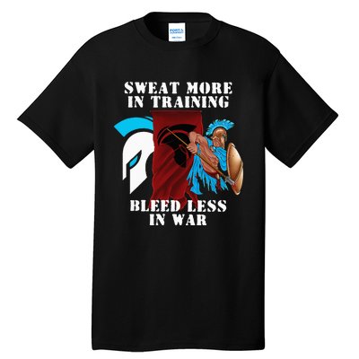 Sweat More Warrior  Bozz Gear by BattleBozzy Tall T-Shirt