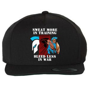 Sweat More Warrior  Bozz Gear by BattleBozzy Wool Snapback Cap