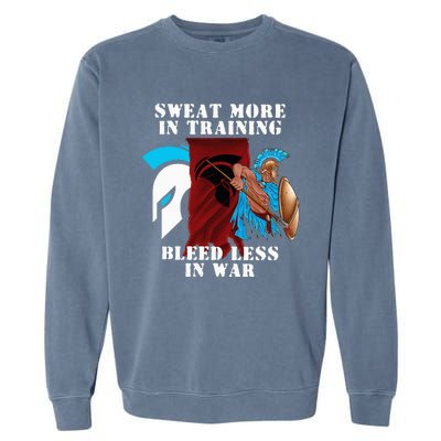 Sweat More Warrior  Bozz Gear by BattleBozzy Garment-Dyed Sweatshirt