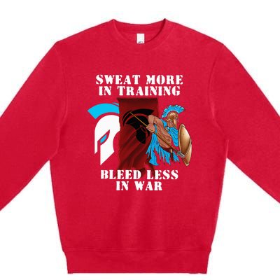 Sweat More Warrior  Bozz Gear by BattleBozzy Premium Crewneck Sweatshirt