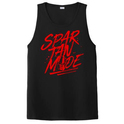 Spartan Mode Workout Gladiator Beast Gym Quote Gift PosiCharge Competitor Tank