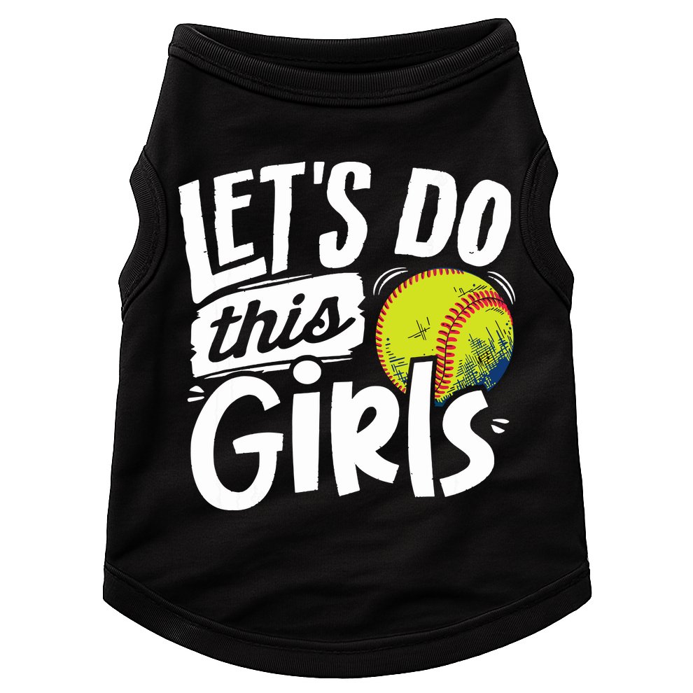 Softball Mom Women Girl Softball Lover Doggie Tank
