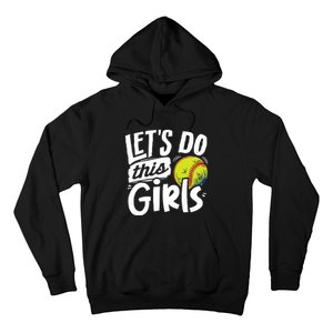 Softball Mom Women Girl Softball Lover Hoodie