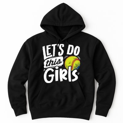 Softball Mom Women Girl Softball Lover Hoodie