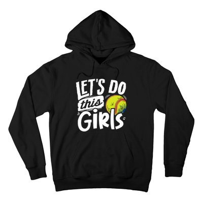 Softball Mom Women Girl Softball Lover Hoodie