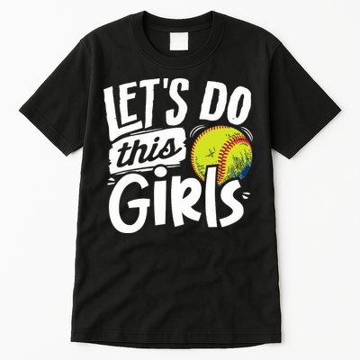 Softball Mom Women Girl Softball Lover Tall T-Shirt