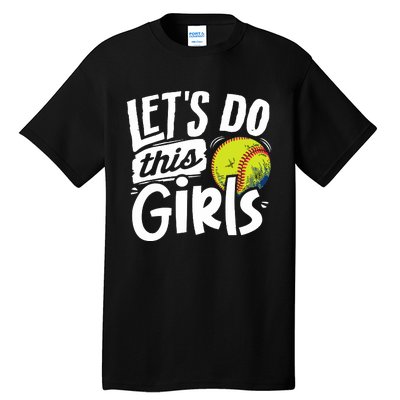 Softball Mom Women Girl Softball Lover Tall T-Shirt