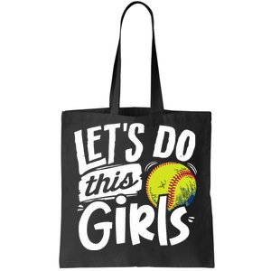 Softball Mom Women Girl Softball Lover Tote Bag