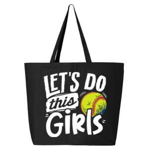 Softball Mom Women Girl Softball Lover 25L Jumbo Tote