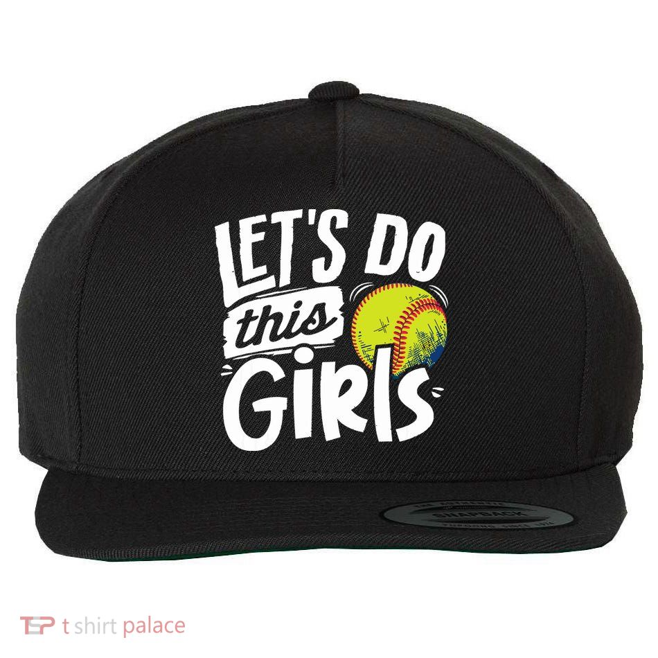 Softball Mom Women Girl Softball Lover Wool Snapback Cap
