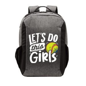 Softball Mom Women Girl Softball Lover Vector Backpack