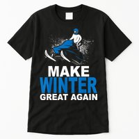 Snowmobile Make Winter Great Again Snowmobiling Gifts Tall T-Shirt