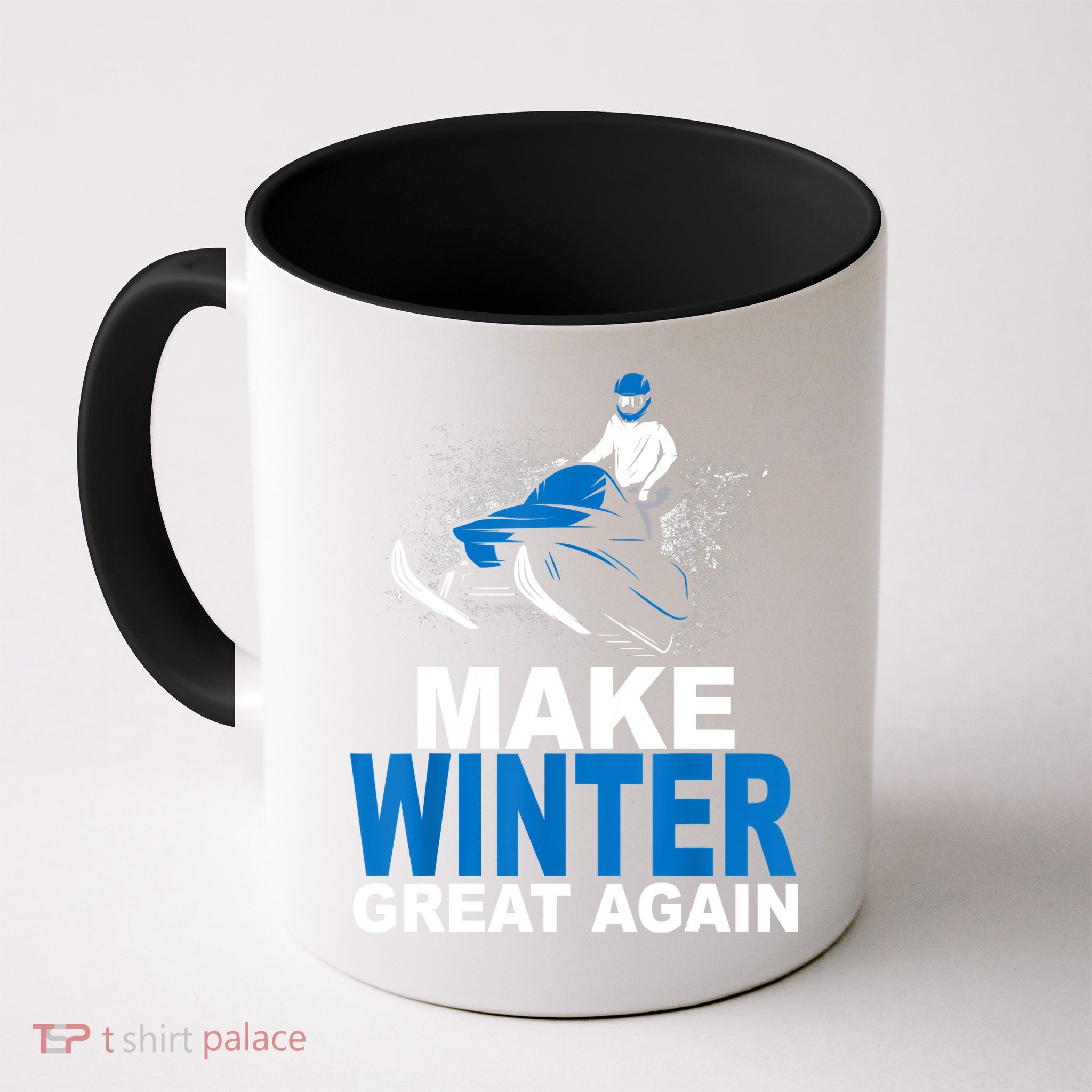 Snowmobile Make Winter Great Again Snowmobiling Gifts Mug