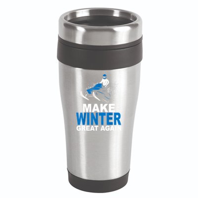 Snowmobile Make Winter Great Again Snowmobiling Gifts 16oz Travel Tumbler
