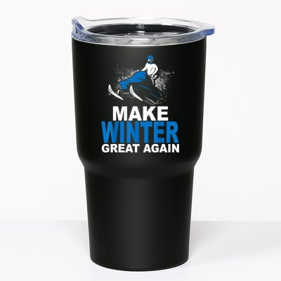 Snowmobile Make Winter Great Again Snowmobiling Gifts Tumbler