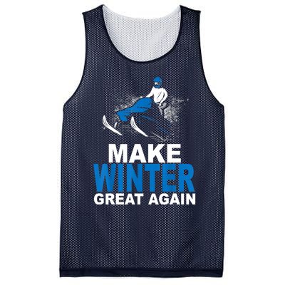 Snowmobile Make Winter Great Again Snowmobiling Gifts Mesh Reversible Basketball Jersey Tank