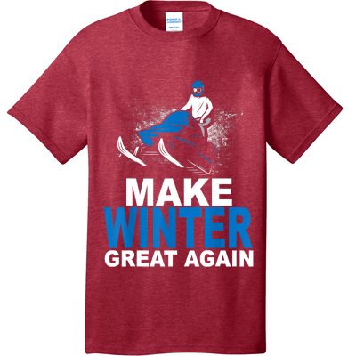 Snowmobile Make Winter Great Again Snowmobiling Gifts T-Shirt