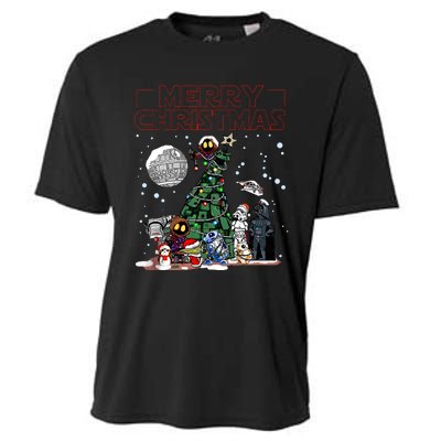 Star Movie Wars Christmas Merry Christmas Cooling Performance Crew T-Shirt