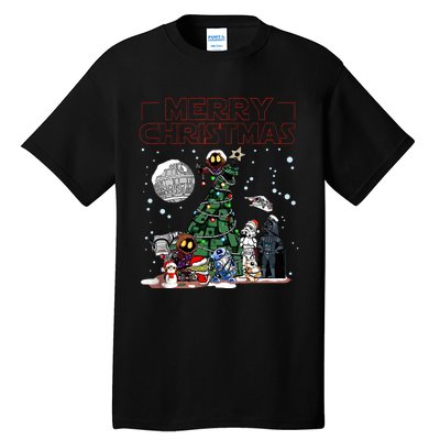 Star Movie Wars Christmas Merry Christmas Tall T-Shirt