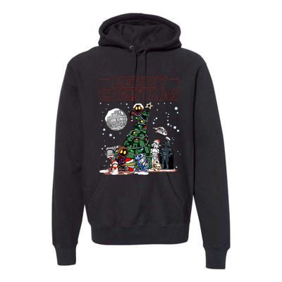 Star Movie Wars Christmas Merry Christmas Premium Hoodie