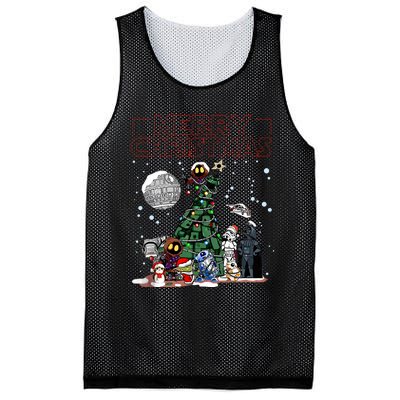 Star Movie Wars Christmas Merry Christmas Mesh Reversible Basketball Jersey Tank