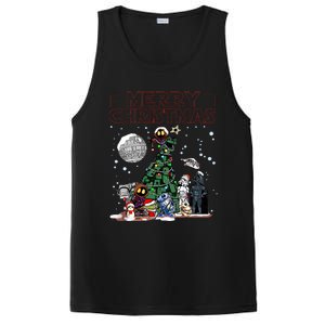 Star Movie Wars Christmas Merry Christmas PosiCharge Competitor Tank