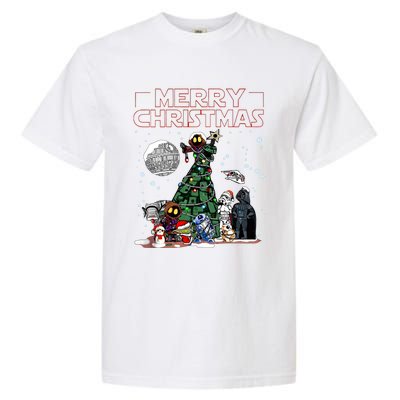 Star Movie Wars Christmas Merry Christmas Garment-Dyed Heavyweight T-Shirt