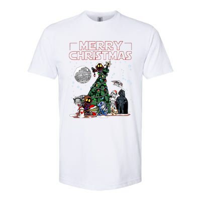 Star Movie Wars Christmas Merry Christmas Softstyle CVC T-Shirt