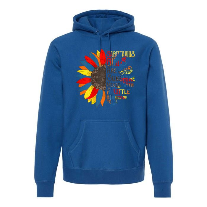 Sunshine Mixed With Hurricane Capricorn Birthday Gift Premium Hoodie