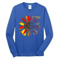 Sunshine Mixed With Hurricane Capricorn Birthday Gift Tall Long Sleeve T-Shirt