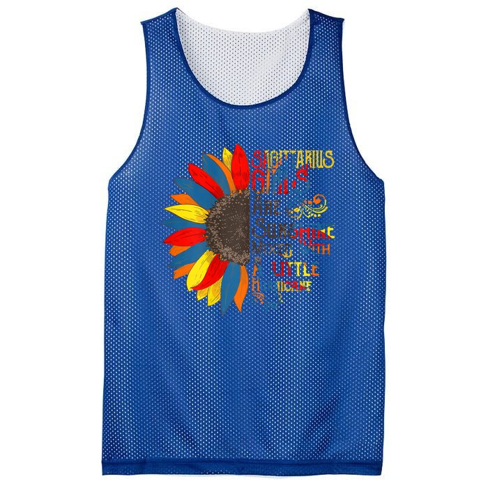 Sunshine Mixed With Hurricane Capricorn Birthday Gift Mesh Reversible Basketball Jersey Tank