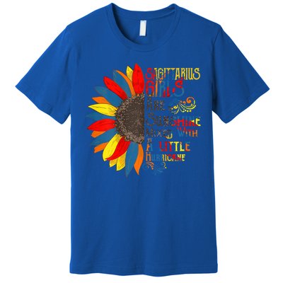 Sunshine Mixed With Hurricane Capricorn Birthday Gift Premium T-Shirt