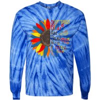 Sunshine Mixed With Hurricane Capricorn Birthday Gift Tie-Dye Long Sleeve Shirt