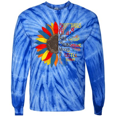 Sunshine Mixed With Hurricane Capricorn Birthday Gift Tie-Dye Long Sleeve Shirt