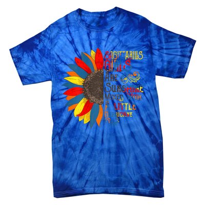 Sunshine Mixed With Hurricane Capricorn Birthday Gift Tie-Dye T-Shirt