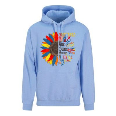 Sunshine Mixed With Hurricane Capricorn Birthday Gift Unisex Surf Hoodie