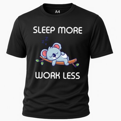 Sleep More Work Less Performance Shirt