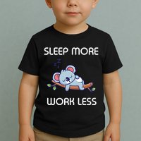 Sleep More Work Less Toddler T-Shirt