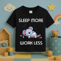 Sleep More Work Less Toddler T-Shirt