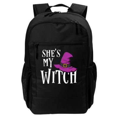 Shes My Witch Funny Matching Halloween Costume Couple Daily Commute Backpack