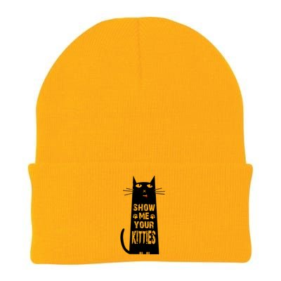 Show Me Your Kitties Cat Funny Cat Lover Gift Knit Cap Winter Beanie