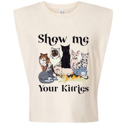 Show Me Your Kitties Cat Breed Cute Cat Garment-Dyed Women's Muscle Tee