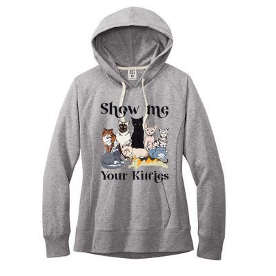 Show Me Your Kitties Cat Breed Cute Cat Women's Fleece Hoodie