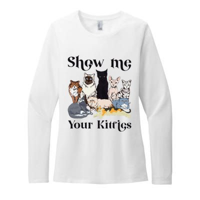 Show Me Your Kitties Cat Breed Cute Cat Womens CVC Long Sleeve Shirt