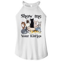 Show Me Your Kitties Cat Breed Cute Cat Women’s Perfect Tri Rocker Tank