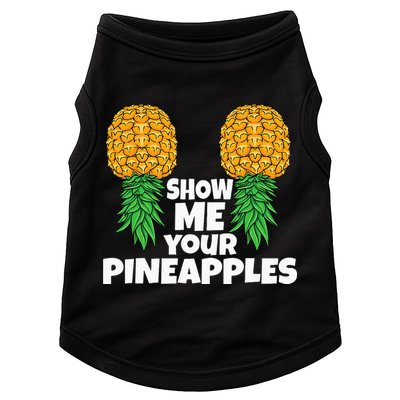 Show Me Your Pineapples Swinger Upside Down Pineapple Men Doggie Tank
