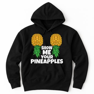 Show Me Your Pineapples Swinger Upside Down Pineapple Men Hoodie