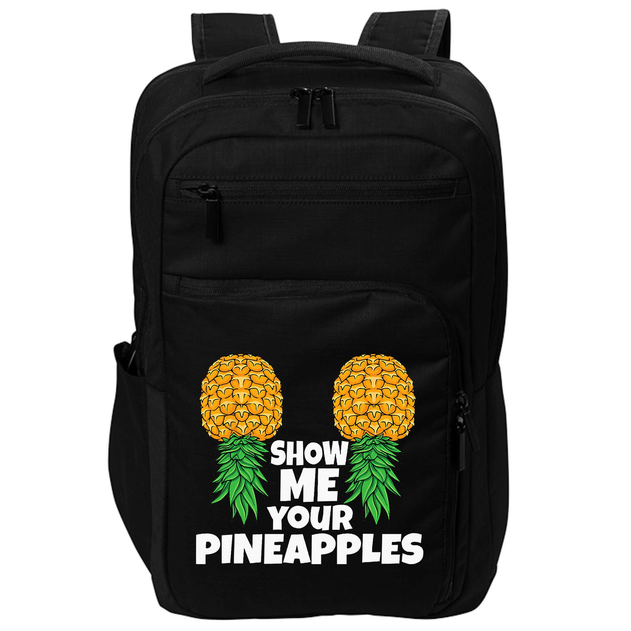 Show Me Your Pineapples Swinger Upside Down Pineapple Men Impact Tech Backpack